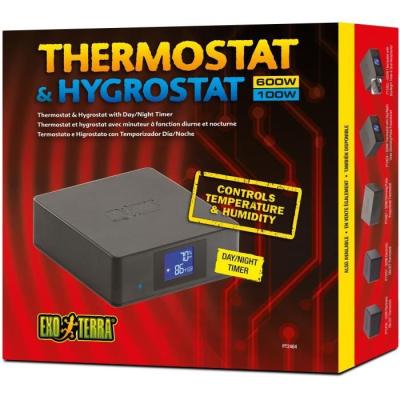 Thermostat et hygrostat pour terrarium - EXO TERRA - 600W