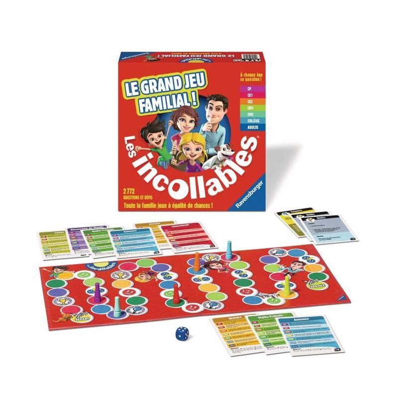 Jeu de Quiz Les Incollables : Le grand jeu familial pour petits et grands