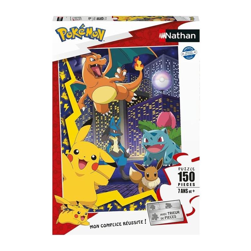 Puzzle 150 pièces La ville des Pokémon Nathan