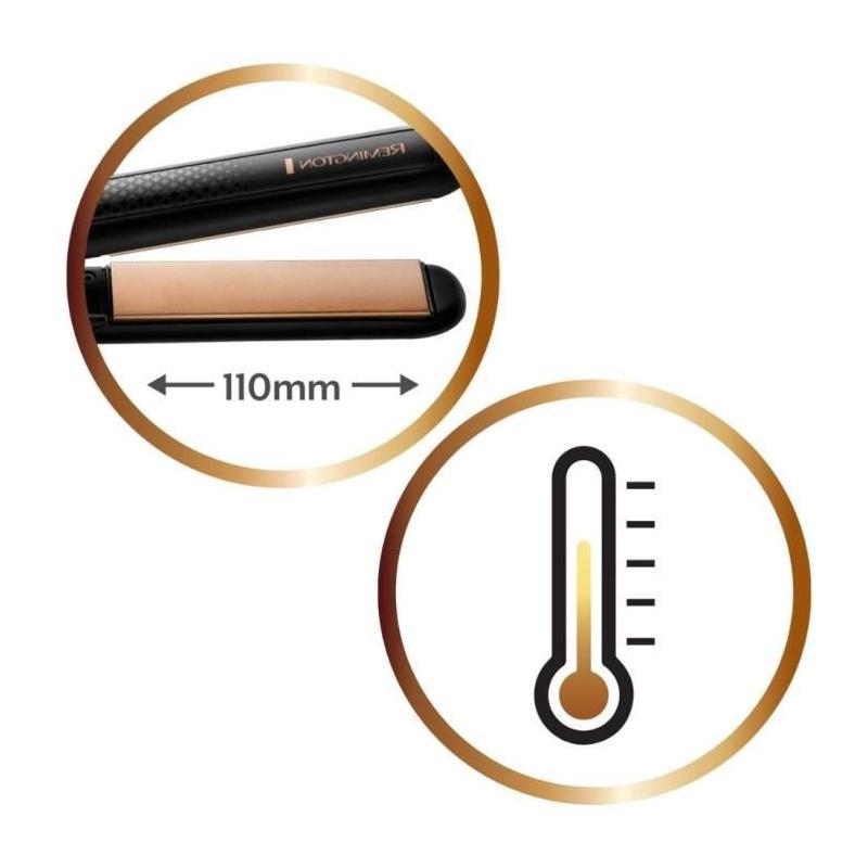 Lisseur Remington S6308 Advanced Ceramic : Cheveux lisses et soyeux