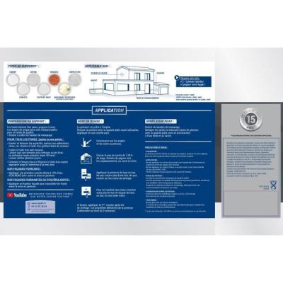 Peinture RIPOLIN PROTECTION EXTREME FACADE BLANC Mat 10 L