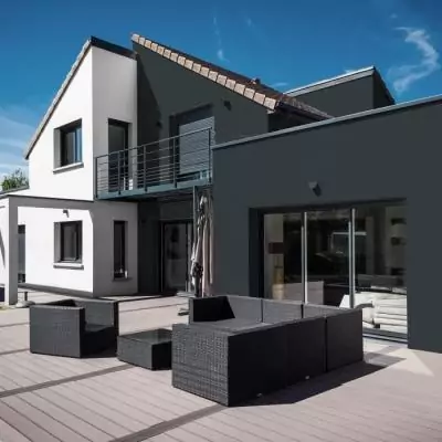 Peinture Mat Façade 2 en 1 RIPOLIN - Anthracite Sublime