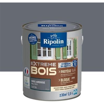 Peinture pour Bois Ripolin - Ultra-couvrante et Résistante aux Intempéries