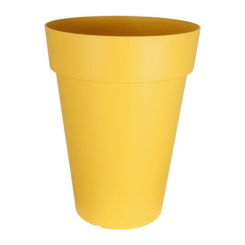 Bac à fleurs RIVIERA SOLEILLA HAUT - Jaune vif - 66 cm