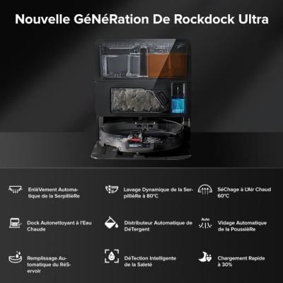 Aspirateur Robot ROBOROCK Saros 10 Black: Puissant et Design Ultra Fin