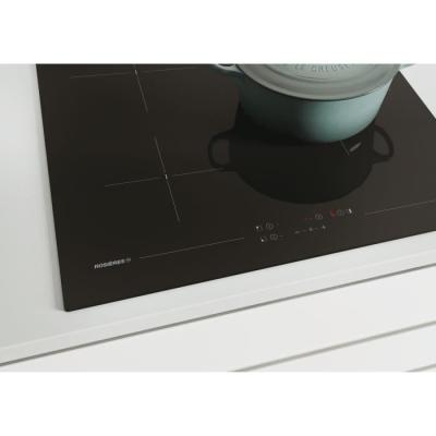 Table de cuisson vitrocéramique - ROSIERES - Commandes tactiles - 3 feux