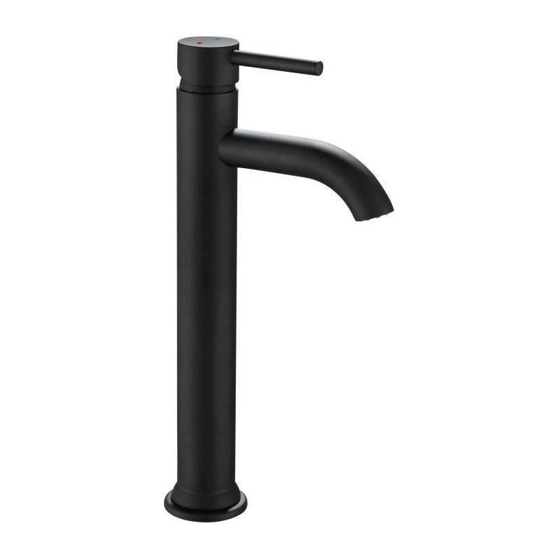 Robinet lavabo haut ILO Small noir - Élégance dans la salle de bain