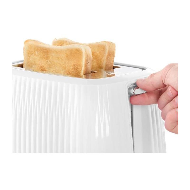 Grille-pain Russell Hobbs Eden - Puissant 800W - Blanc