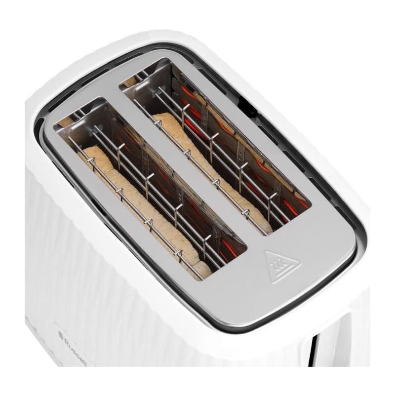 Grille-pain Russell Hobbs Eden - Puissant 800W - Blanc