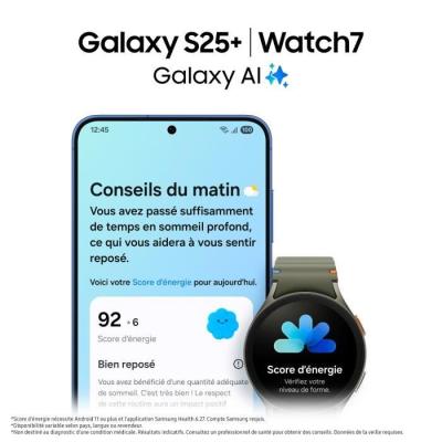Samsung Galaxy S25 Plus AI Smartphone 512 Go Gris - Performances incroyables
