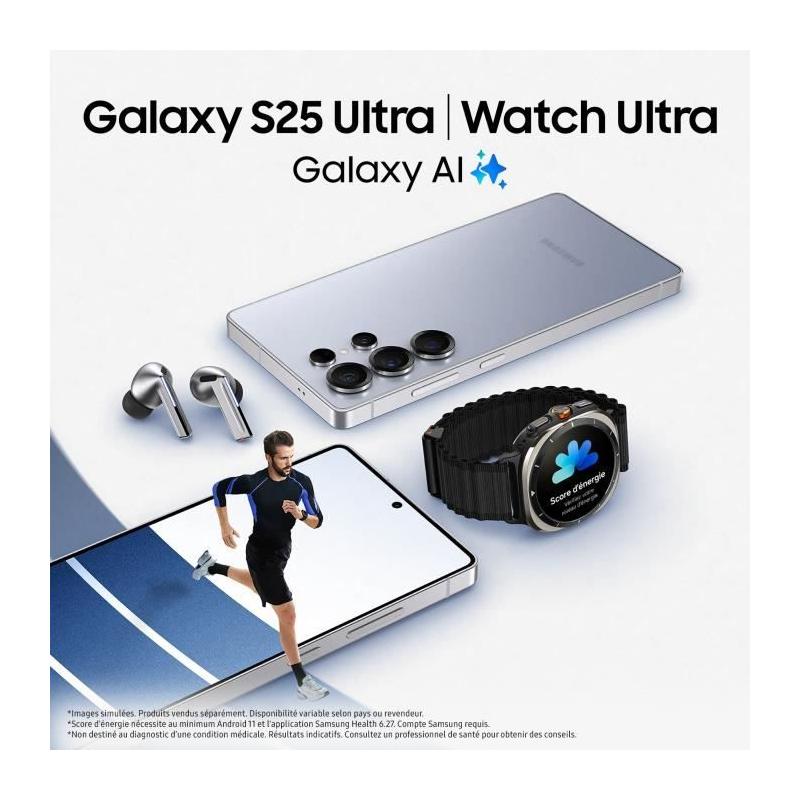 SAMSUNG Galaxy S25 Ultra AI Smartphone 1 To Bleu Titane: La puissance ultime