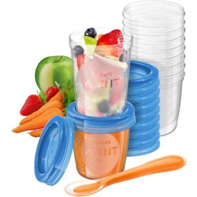 Ensemble pots conservation Philips Avent pour purées - 20 pots + accessoires