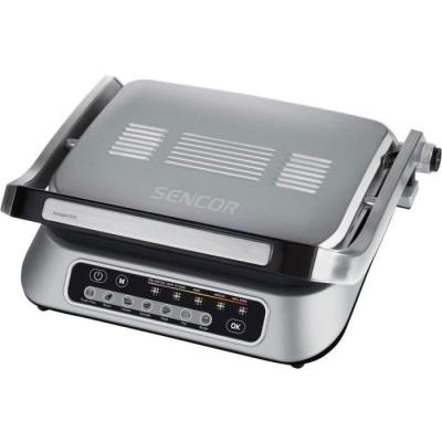 Plancha Sencor SBG6031SS: Cuisson rapide en argent