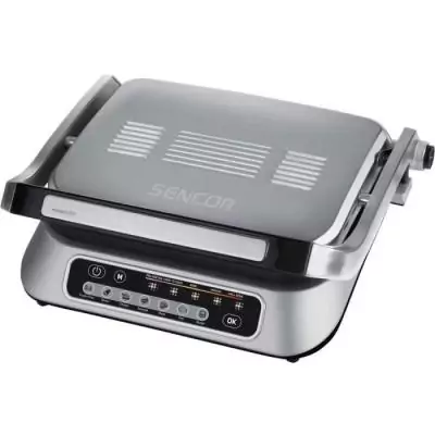 Plancha Sencor SBG6031SS: Cuisson rapide en argent