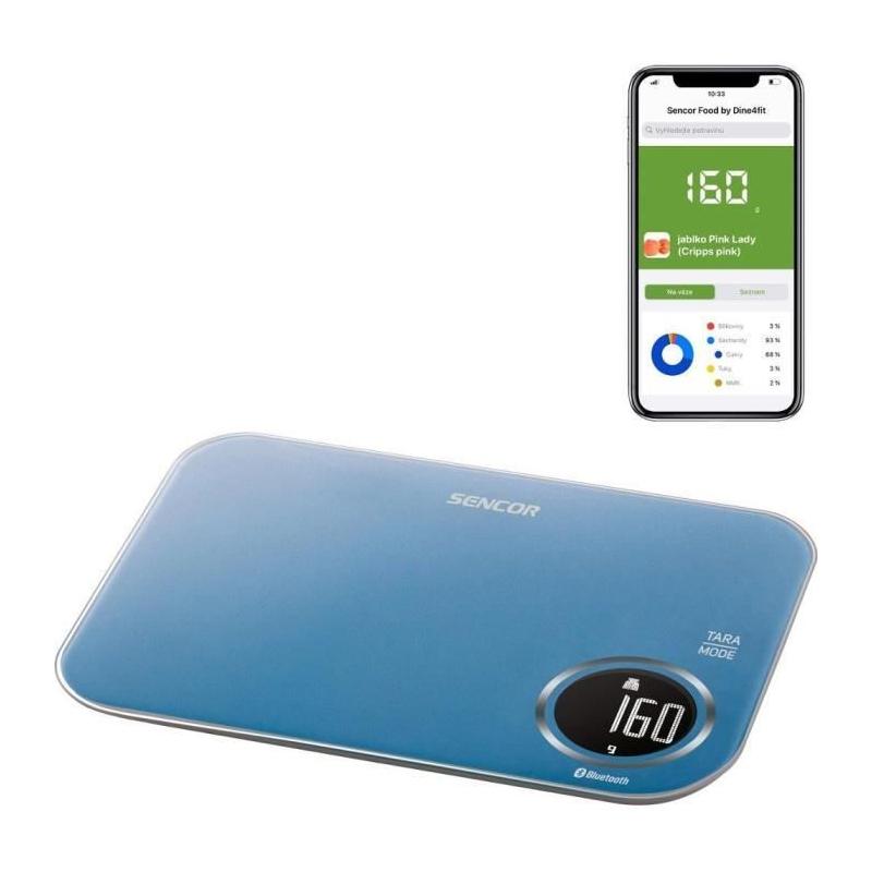 Balance de cuisine électronique Sencor SKS 7072BL - Précision et fiabilité