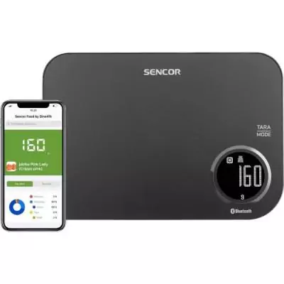 Balance de cuisine électronique Sencor SKS 7078BK - Précision et style