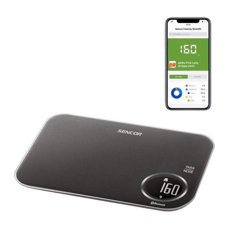 Balance de cuisine électronique Sencor SKS 7078BK - Précision et style