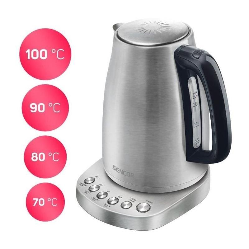 Bouilloire électrique Sencor - SWK 1796SS : performante et élégante