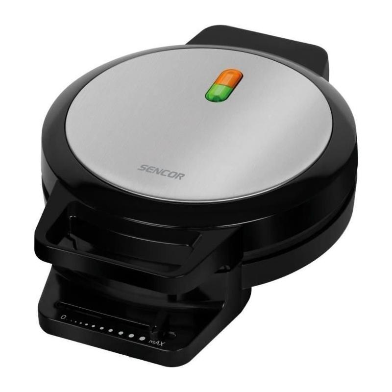Gaufrier SWF1010BK 1000W Noir Sencor - Préparez des gaufres savoureuses