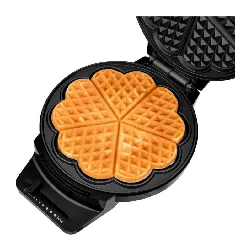 Gaufrier SWF1010BK 1000W Noir Sencor - Préparez des gaufres savoureuses
