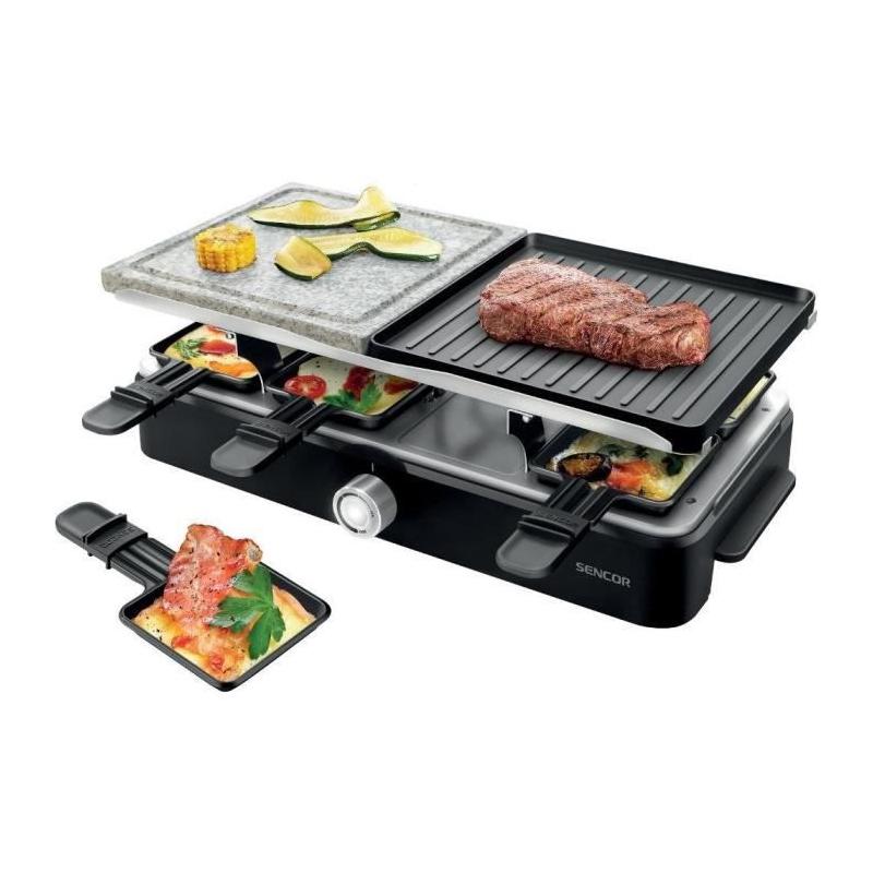 Appareil à raclette Sencor SBG 0260BK - Plancha de table efficiente