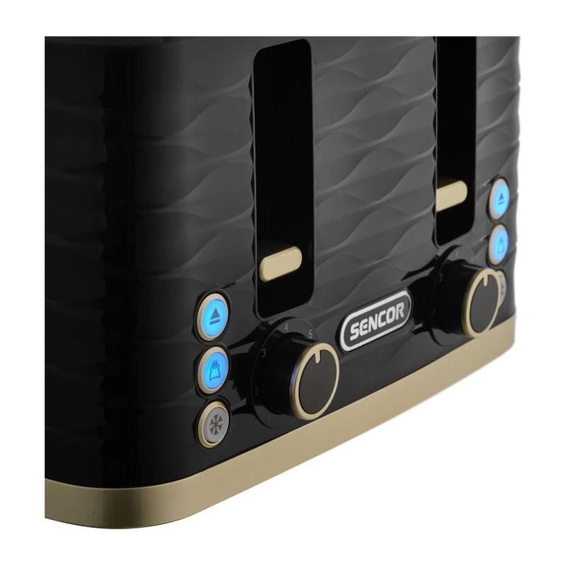 Dégustez vos tartines avec style - Grille-pain SENCOR STS 7551BK