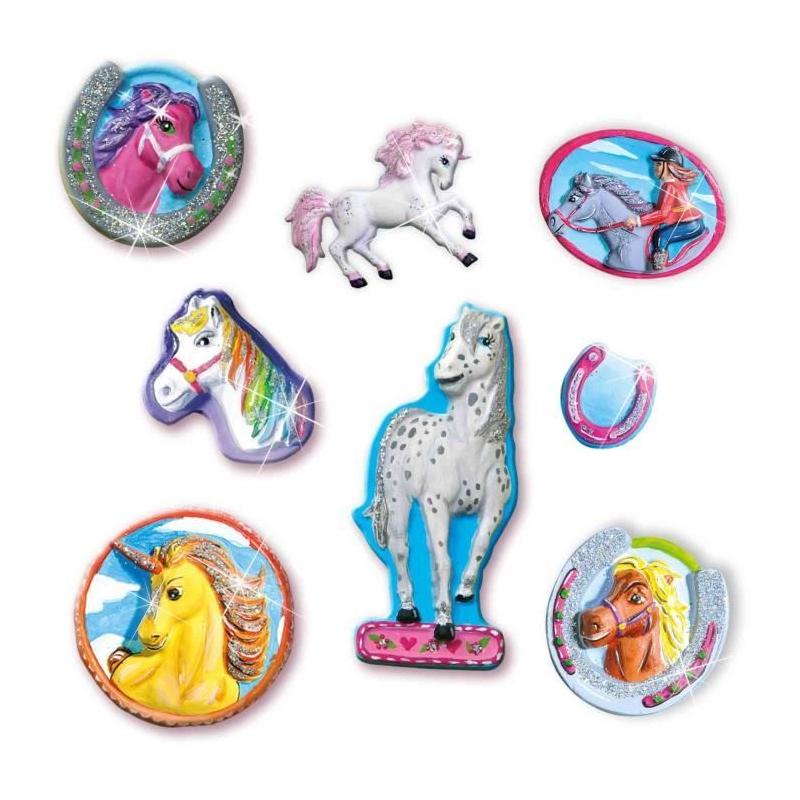Kit de moulage et peinture pour enfants - Chevaux fantaisie SES CREATIVE