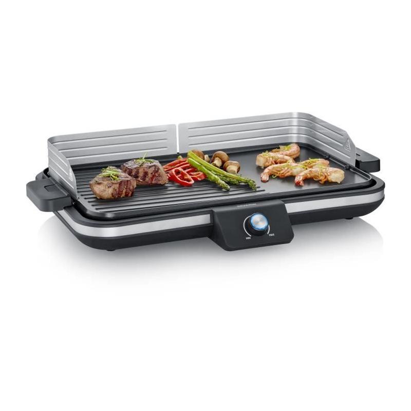 Plancha SEVERIN PG8564: Surface cuisson 50x30cm anti-adhésive