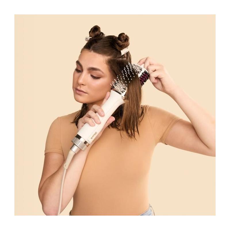 Brosse coiffante Shark SmoothStyle Blanc Argent