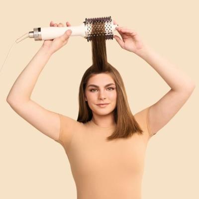 Brosse coiffante Shark SmoothStyle Blanc Argent