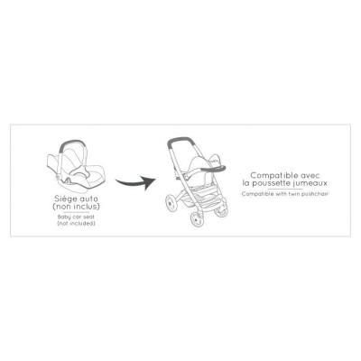 Poussette Maxi-Cosi 3 en 1 - Polyvalente et pratique