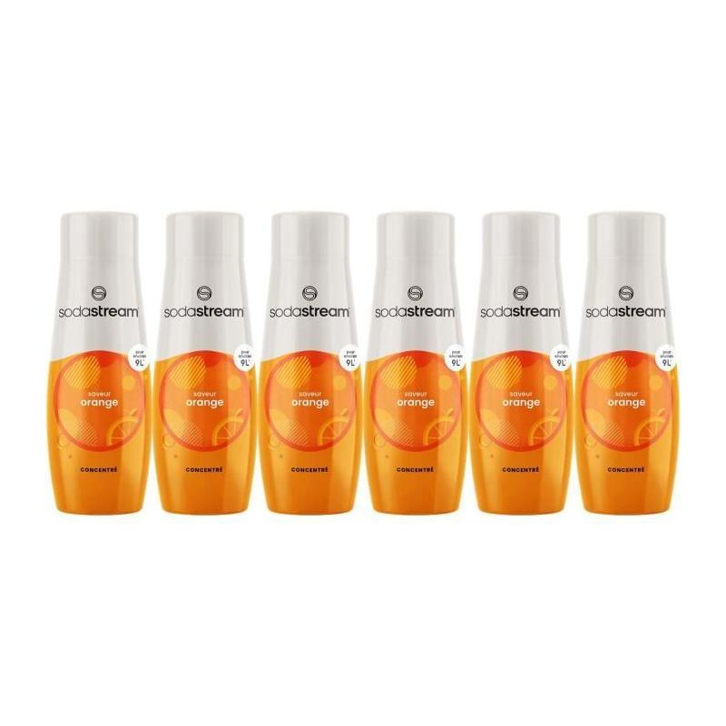 Concentrés SODASTREAM Orange - Lot de 6 pour 54L - 440 ml