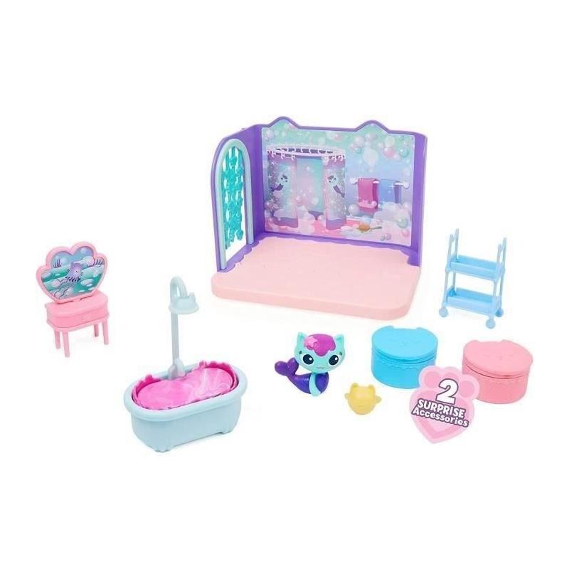 Gabby et la Maison Magique: La Salle de Bain de Marine - Figurine et Accessoires