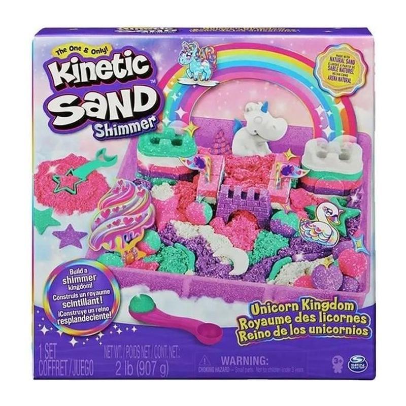 Coffret licornes 907g Kinetic Sand: jeu de sable magique