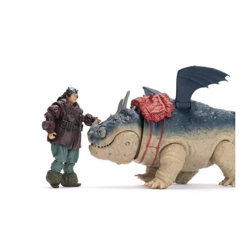 Figurine miniature Dragon et Viking 25 cm: SPIN MASTER PACK GRONK