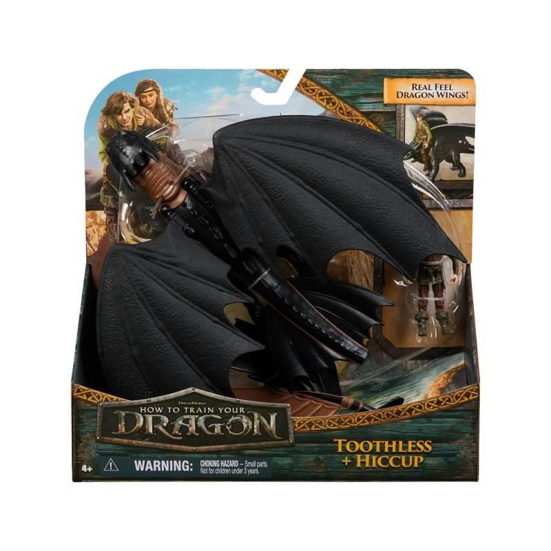 Figurine Miniature Dragon et Viking 25 cm Krokou - Dragons Movie