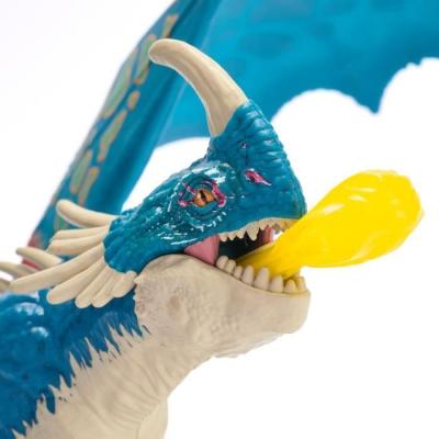 How to train your dragon Dreamworks Dragons - Figurine Dragon Tempête À Fonctions 25 Cm - Figurine Articulée Tempête Avec 3