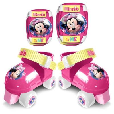 Ensemble patins à roulettes Disney Minnie - Fille - Rose