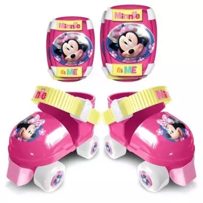 Ensemble patins à roulettes Disney Minnie - Fille - Rose
