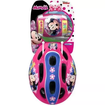 Ensemble PROTECT DISNEY MINNIE - Casque + Genouillères + Coudières
