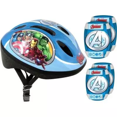 Pack protections AVENGERS pour CASQUE - Genouillères - Coudières