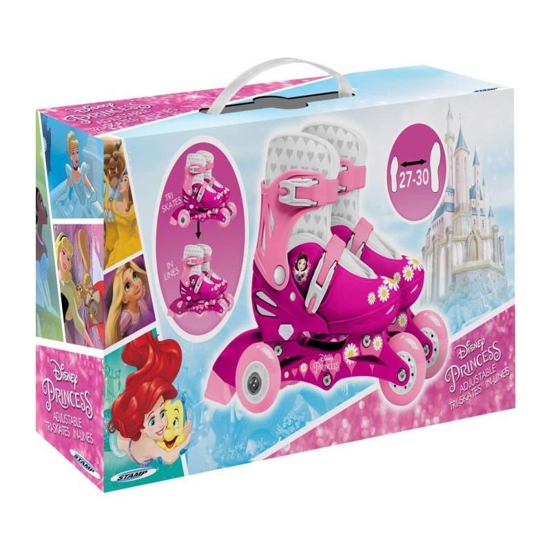 Patins en Ligne DISNEY PRINCESSES 2en1 Triskate Taille 27-30