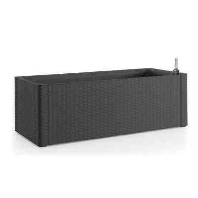 Bac à fleurs rectangulaire Natural Delux 100x43xH33cm - Anthracite