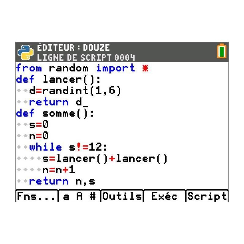Calculatrice Texas Instruments TI-82 Edition PYTHON Noire