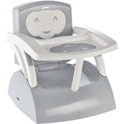 Rehausseur de Chaise 2 en 1 Gris Charme - Pratique et Élégant