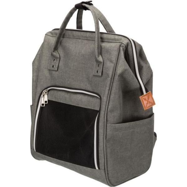 Sac en toile pour animaux de compagnie - TRIXIE - 28840 - Gris - 32x42x22 cm - Pour petits chiens