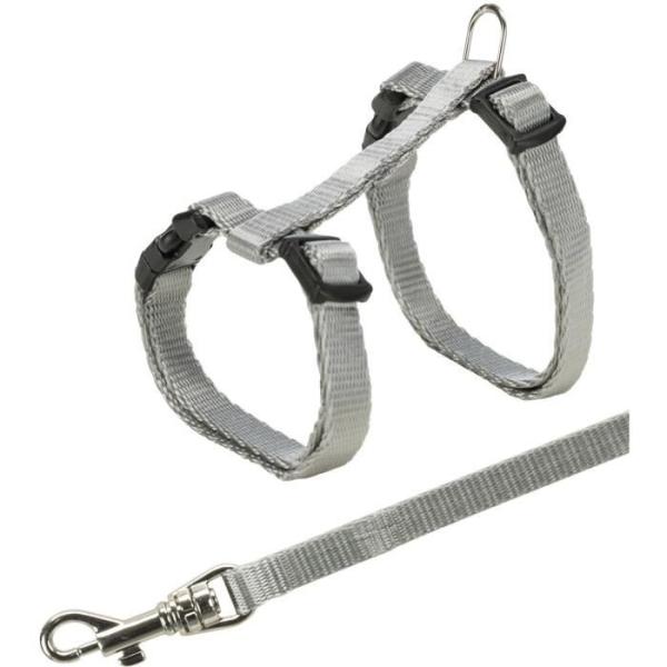 Junior harnais chaton avec laisse - TRIXIE - 19–31 cm / 8 mm - 1,20 m