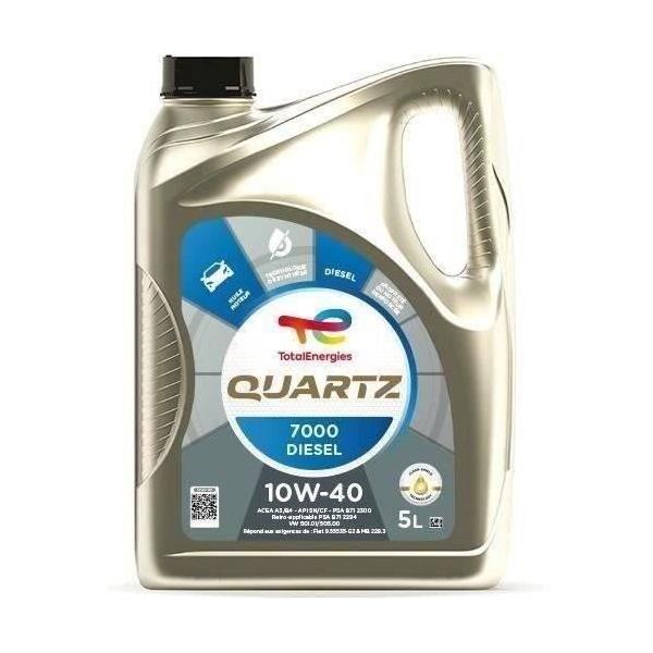 TOTALENERGIES Quartz 7000 Diesel 10W40 - Huile moteur - 5 L
