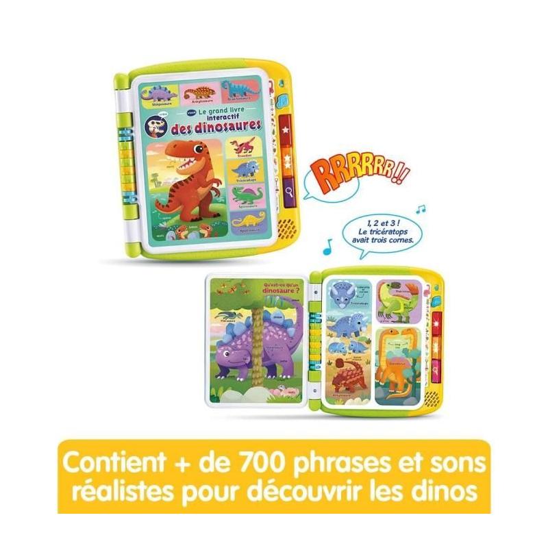Découvrez les dinosaures avec le livre interactif VTECH!