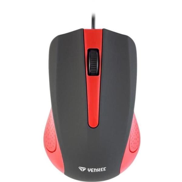 Souris - ROUGE SUVA - YENKEE - YMS 1015RD